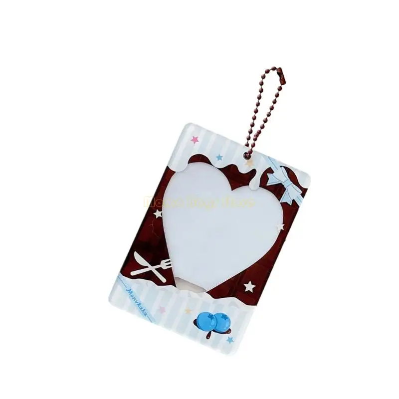 X90D Event Catching Chocolate Mini Card Protector Praktische Acryl -KPOP -Zubehör