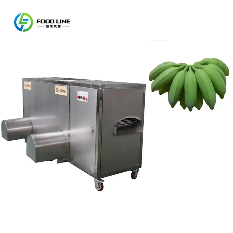Customized Hot Selling High Efficiency Stainless Steel 304 Banana Plantain Fruit Peeler and Slicer Machine Made in China