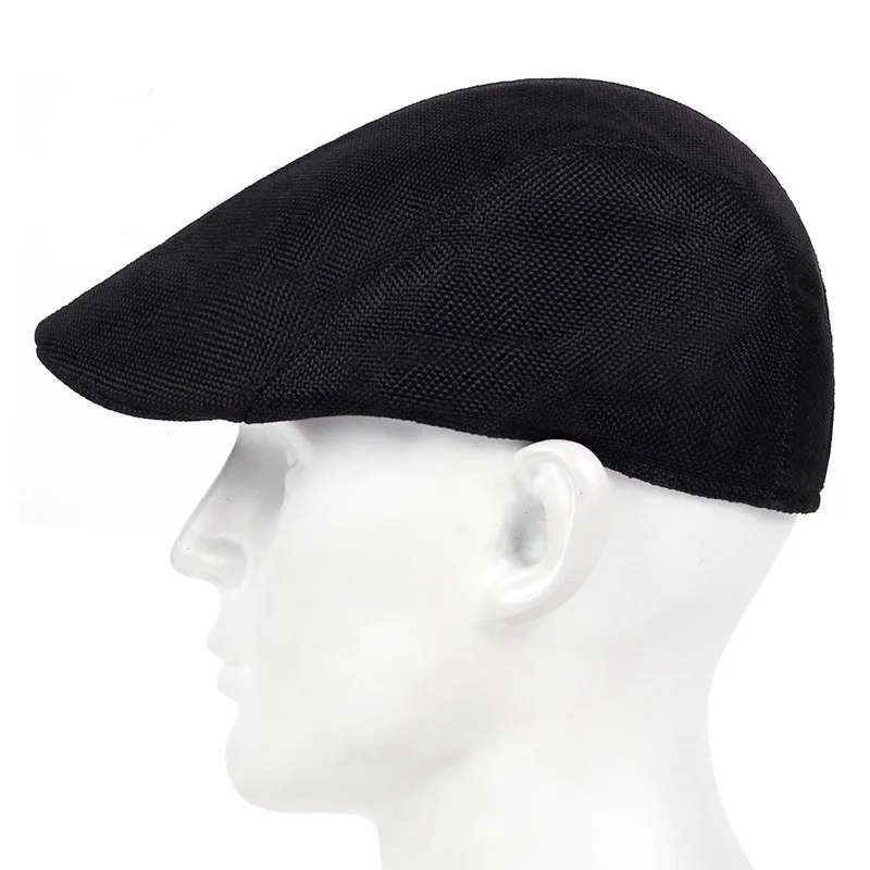 Summer Breathable Berets Men Women Soft linen Hat Windproof Street Newsboy Beret Hat Retro England Hats Peaked Painter Caps