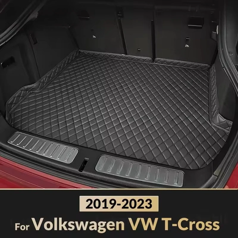 

Коврик в багажник автомобиля для Volkswagen VW T-Cross 2019 2020 2021 2022 2023, автомобильные аксессуары на заказ, украшение интерьера автомобиля