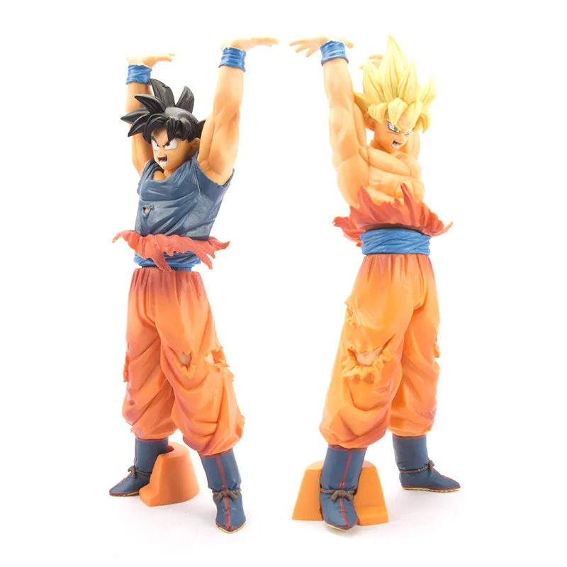 

Коллекционная модель-фигурка Dragon Ball Budokai: Гоку с эффектом повреждений после битвы, двухцветная, супер-духовная версия