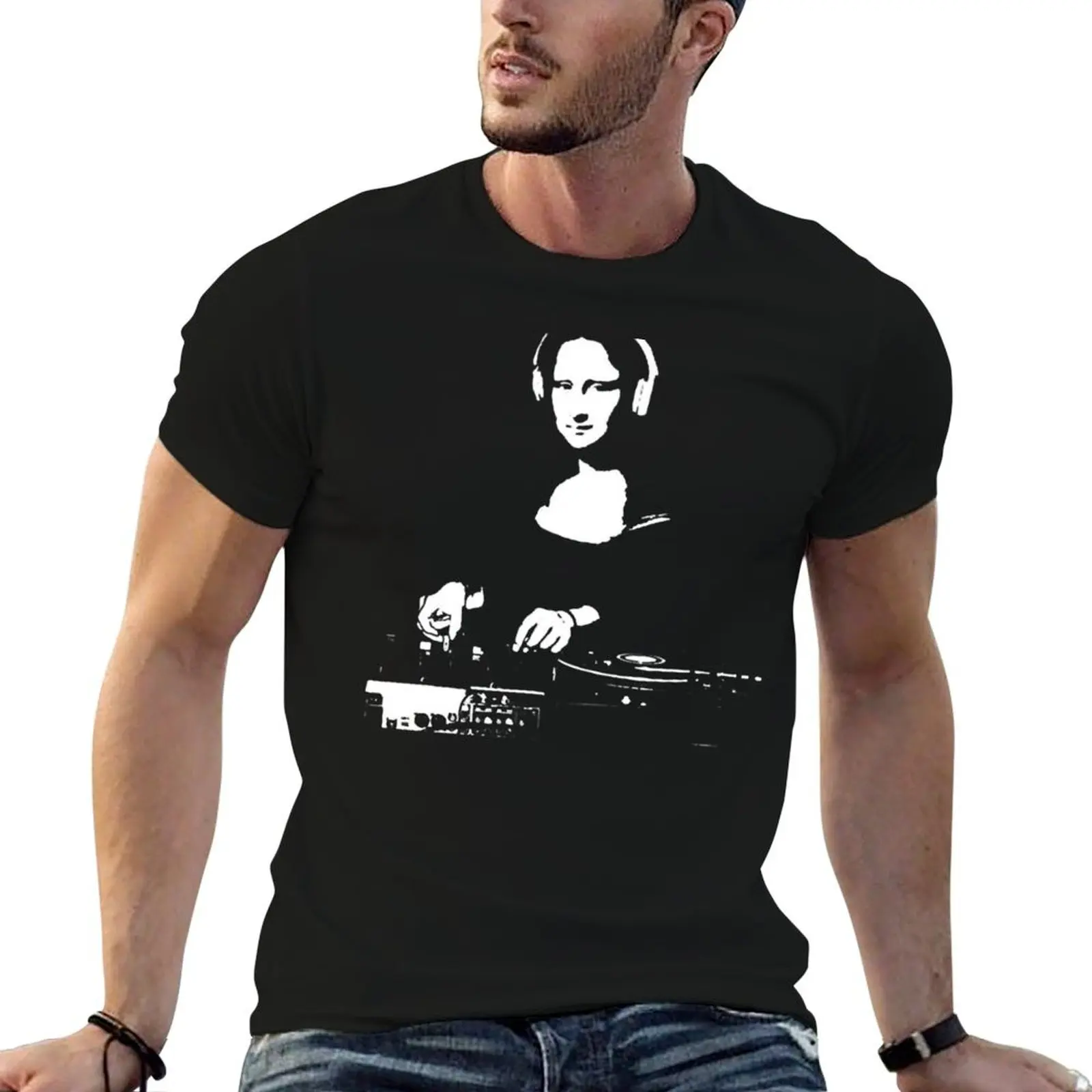 DJ Mona Lisa T-Shirt new edition blacks aesthetic clothes designer t shirt men