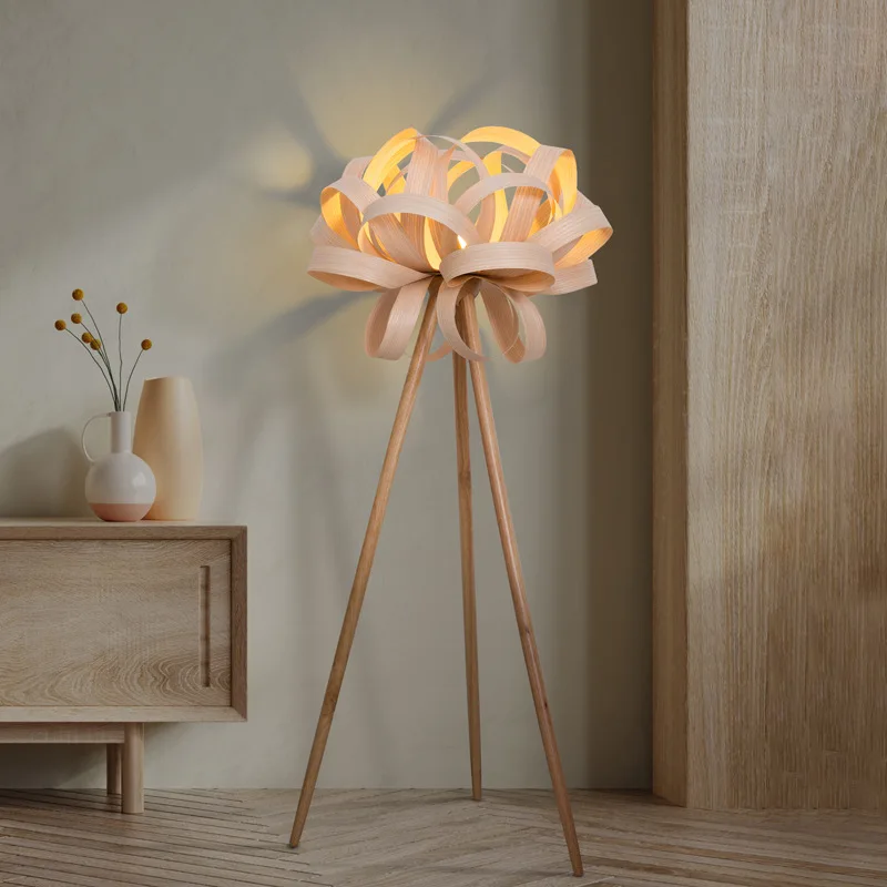 

Japanese floor lamp living room bedroom bedside lamp