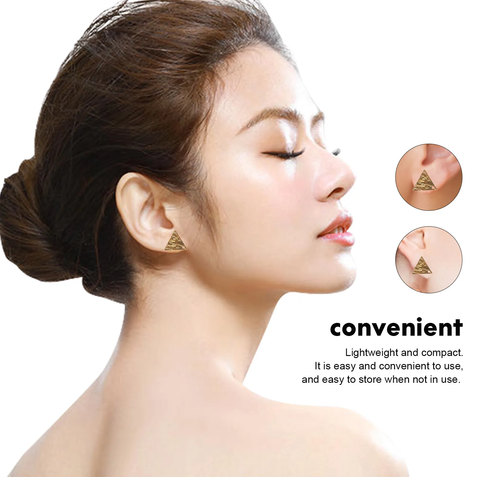 

10pcs Geometric Earring Stud Bases Stainless Steel Diy Earring Making Jewelry Supplies Blank Bezels For Handmade Accessories