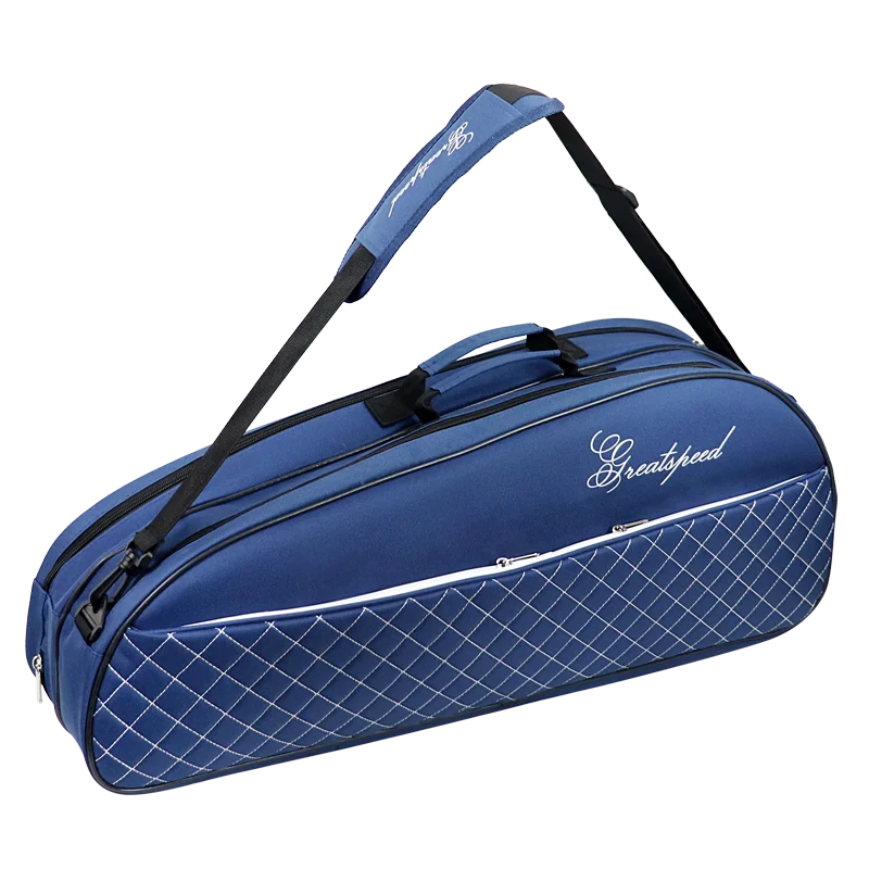 Great Speed Sports Racket Bag for 6 Pcs Badminton with Shoes Pocket Unisex Shuttlecock Accessories Tennis Racquet Backpack