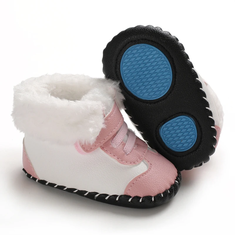 

Baby Cute and Warm Plush Short Boots Comfortable and Breathable Snow Boots Suitable For Newborns and Toddlers