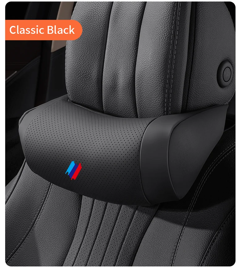 Für BMW M Power X3 X4 X5 X7 E36 E39 E46 E60 E65 E90 F10 F15 F20 F25 F30 G20 G30 Auto-Kopfstütze Nackenstütze Sitz Weiches Nackenkissen – Detail 17