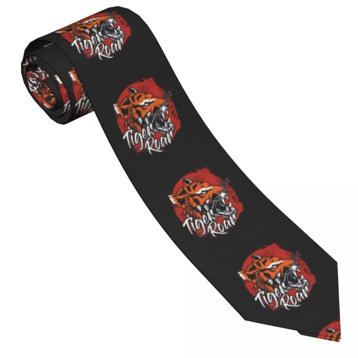 Tiger Illustration Tie For Men Women Necktie  Clothing Accessories