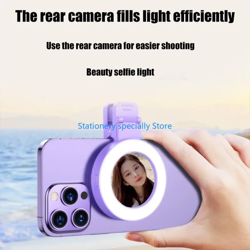P0RB LED Selfie Rings Luz para smartphones com diferentes brilho LED portátil LELS LIGHTS APLOGADO APLOGADA LUZ