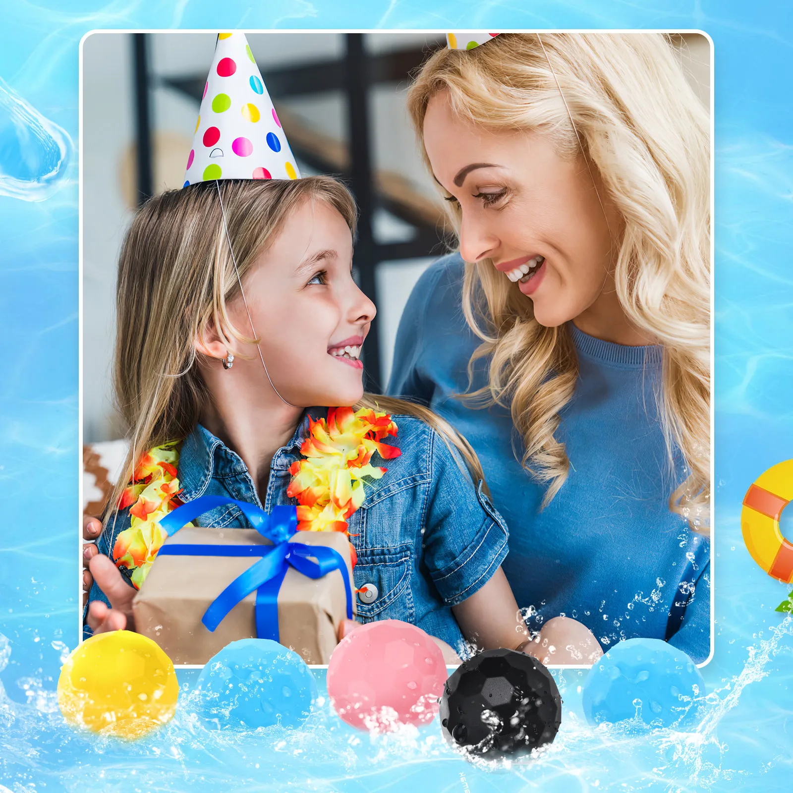 Party Games Kids And Adults - 24 Stück Weiche, Geschmeidige Silikonbälle, Leichtgewichtig