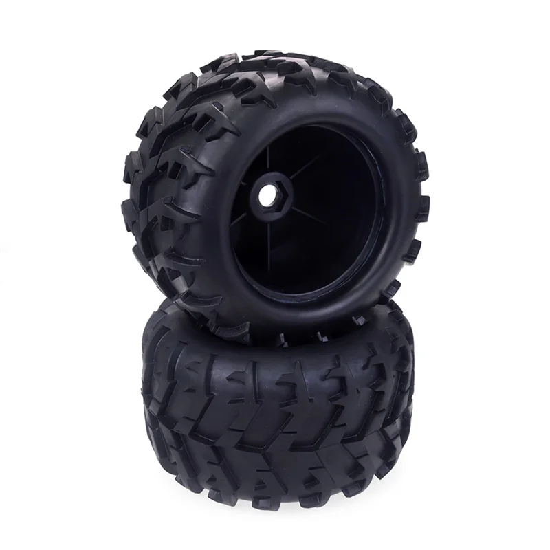 

LCLL-2Pcs 1/8 Remote Control Car Racing Tires Friction Durable Rally Tires Outdoor Sports Car Tires Replacement Parts
