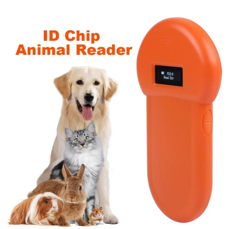 134,2 kHz LCD ISO ID Chip Tierleser RFID Hund Mikrochip Handheld Haustierscanner