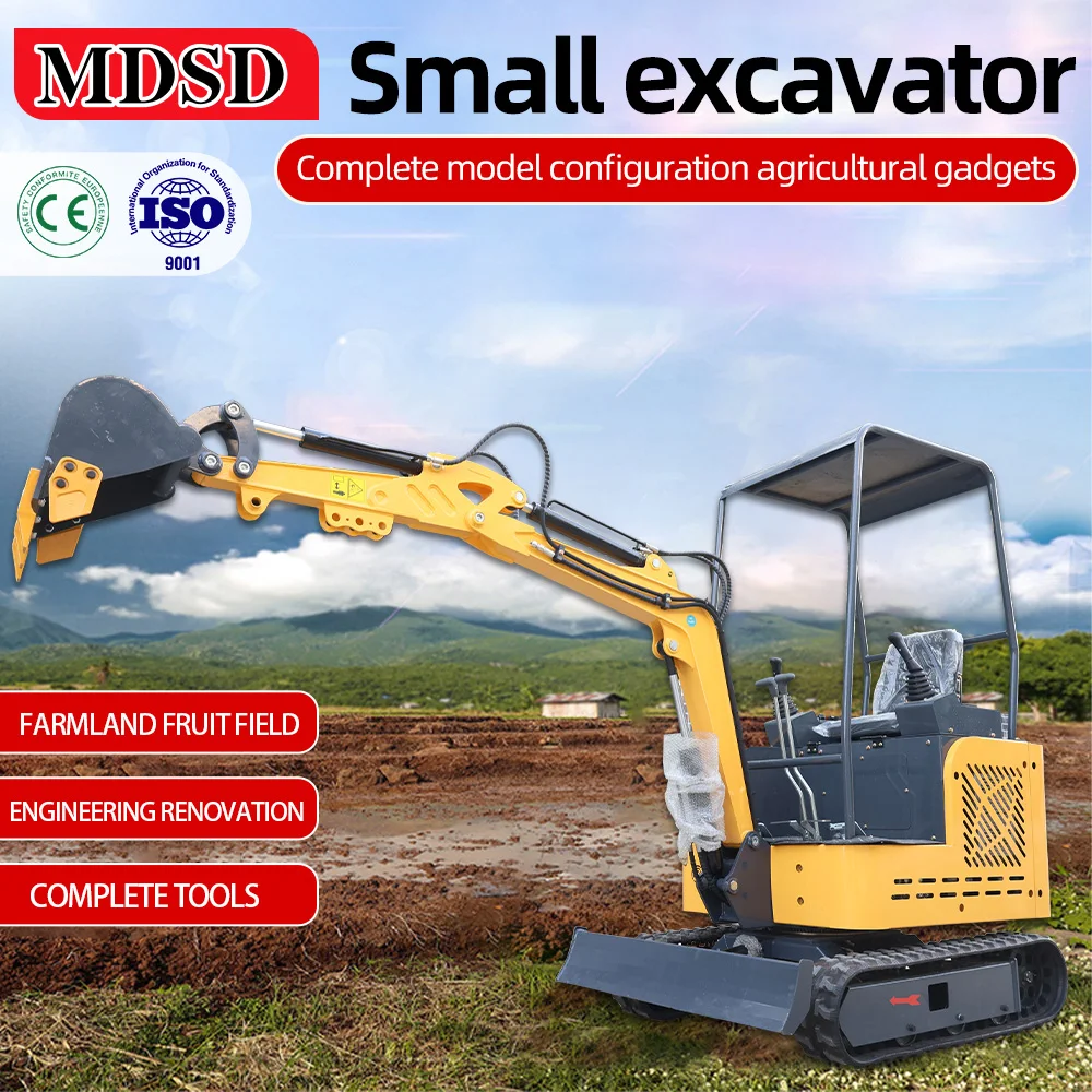 Vendite dirette in fabbrica di piccoli escavatori cingolati da 1,8 tonnellate Agenzia di protezione ambientale statunitense Motore standard di emissione Euro 5