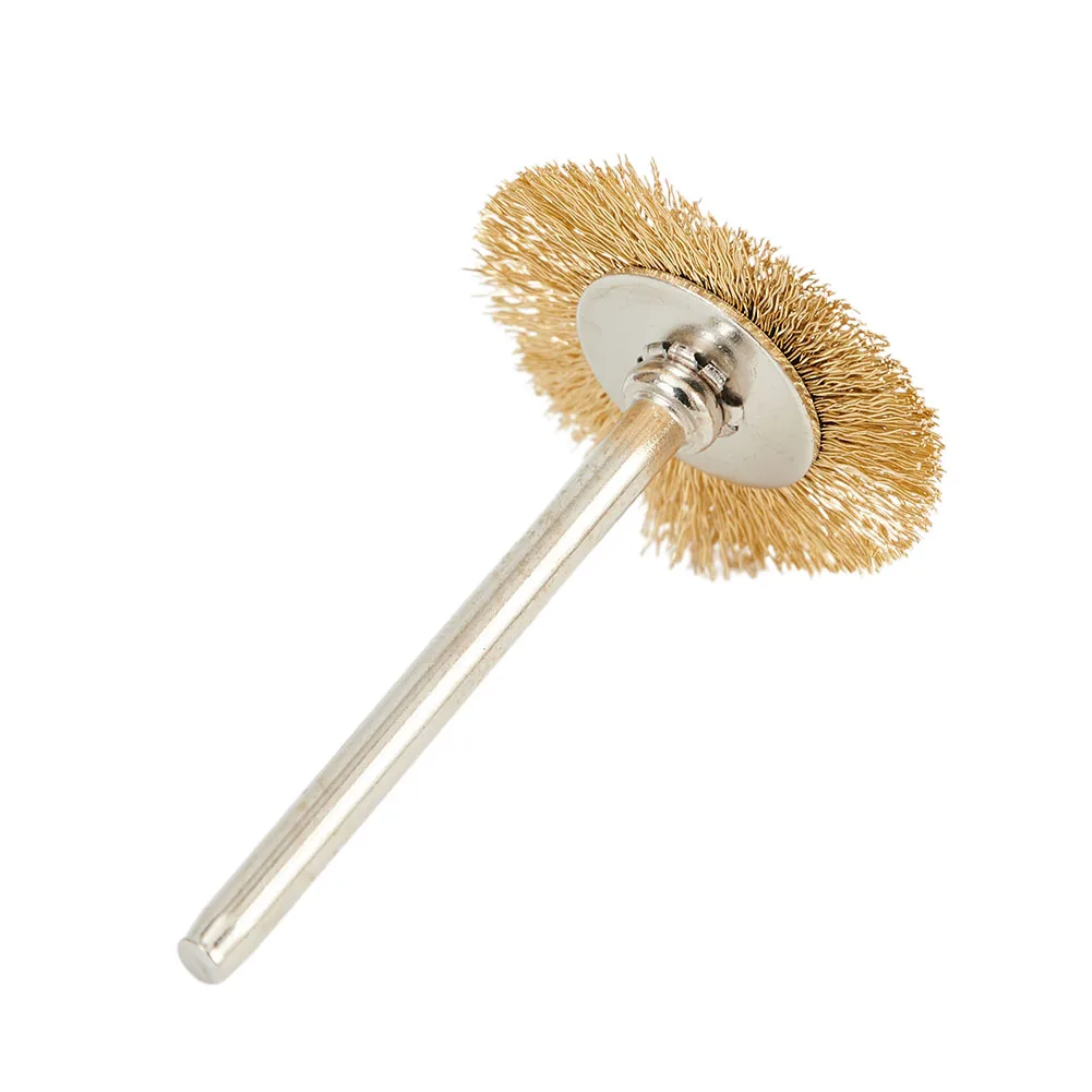 

Dust Wire Brush Steel Disc Cleaner Abrasive Bit Buffing Brass Carving Cutting Brushes Replacement Tool Grinder