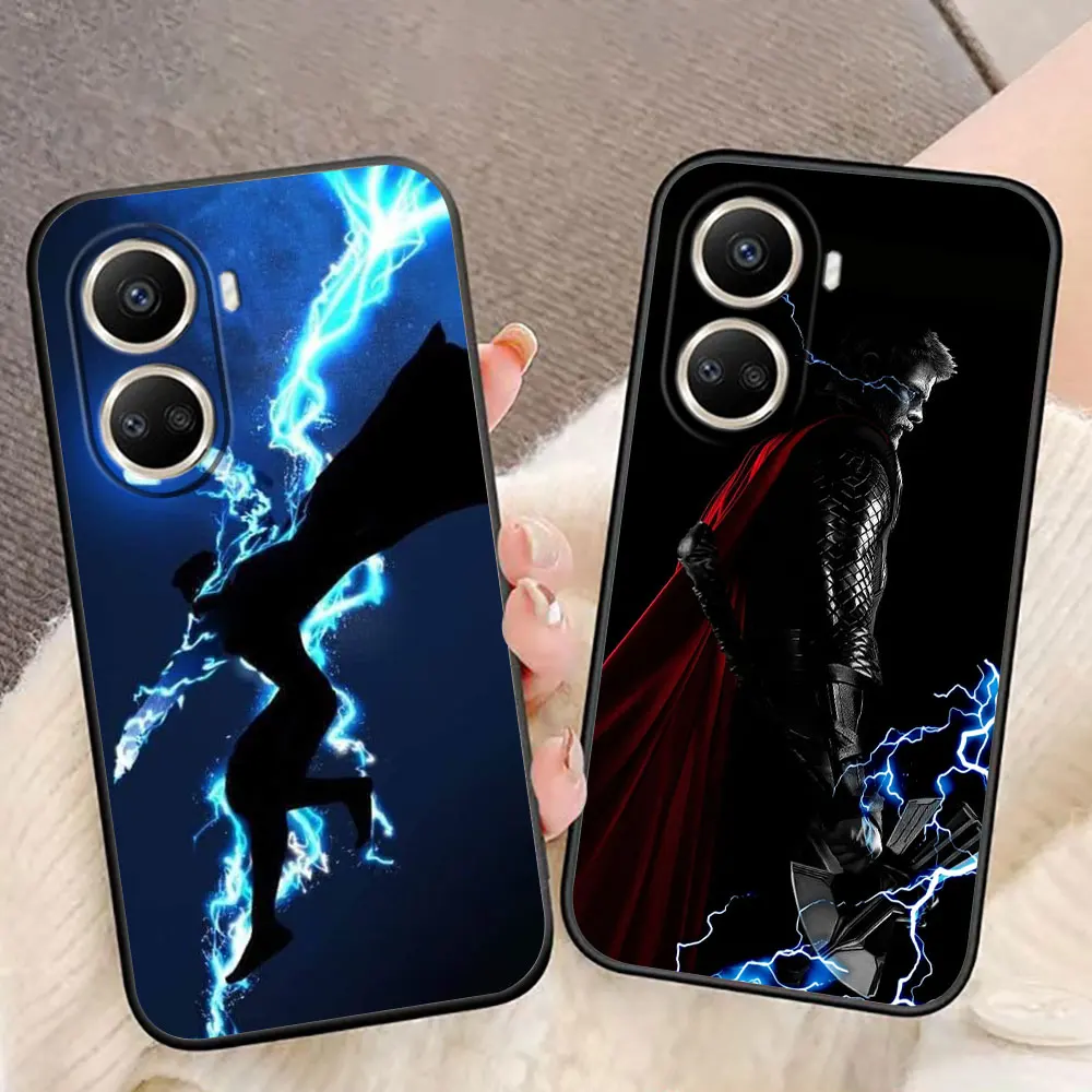 

Marvel Heroes Thor Phone Case For HUAWEI NOVA Y70 3I 7I 8I 9SE P30 Y9 HONOR 8X 9X 20 90 X6B X7A X7B X8B X9 X9B X9A Case Funda