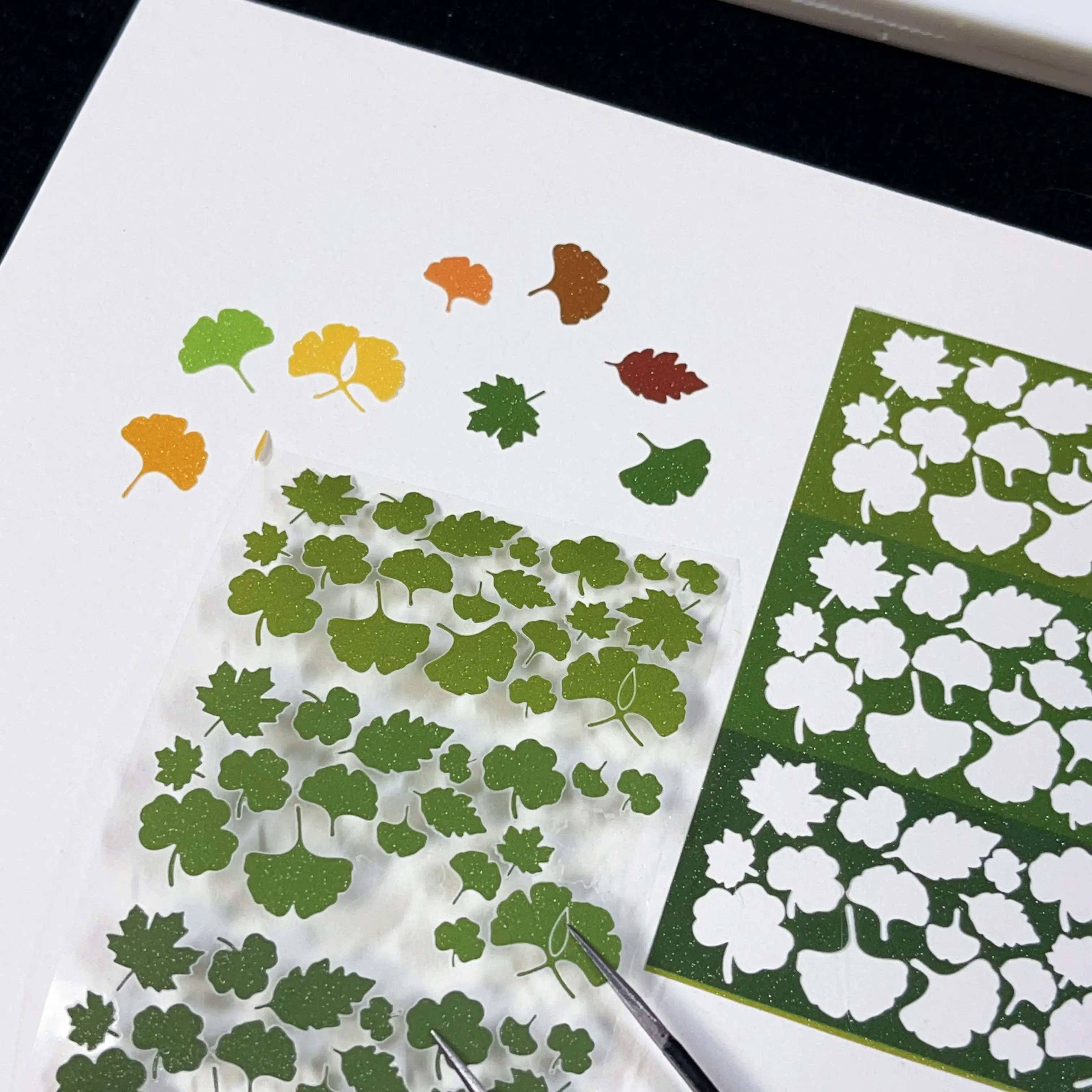 

Ginkgo Leaf Washi Tape - 5cm×35cm×5m DIY Scrapbooking Decor, Versatile Salt-Style Craft Supplies