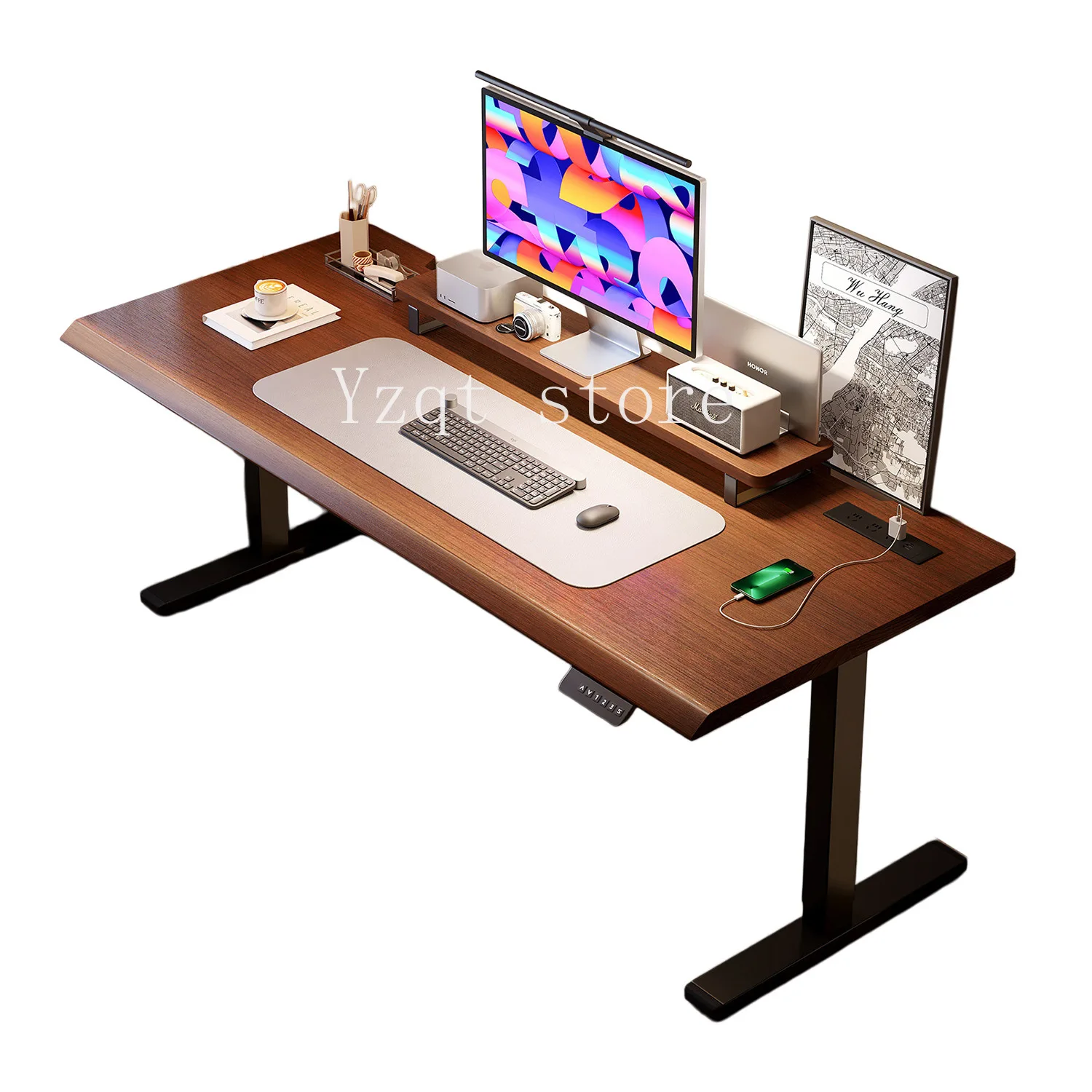 Electric lifting table Computer table Desktop e-sports  Bedroom Home desk Desk Lifting table Workbench