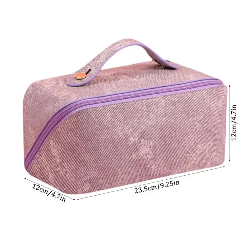 Borse cosmetiche da viaggio per le donne borsa per il trucco grande in pelle PU borsa per il trucco impermeabile borsa per cosmetici Organizer borsa da viaggio per ragazze