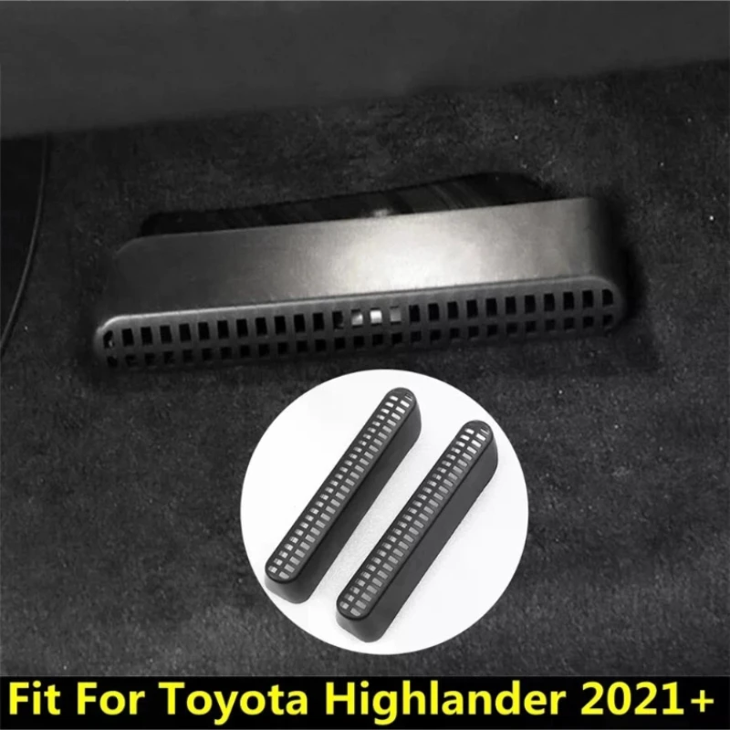 

Car Seat Under Floor AC Air Outlet Duct Vent Anti-blocking Dust Cover Protection Accessories For Toyota Highlander 2021 - 2025