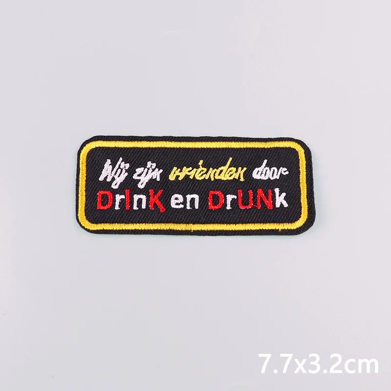Neue gestickte Patches Oeteldonk Emblem Patch Eisen auf Patch auf Kleidung Niederlande Karneval Frosch Applikation Patches für Kleidung – Detail 11