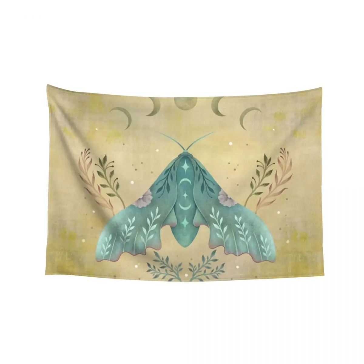 

Luna and Moth - Oriental Vintage Tapestry Bedrooms Decor Room Ornaments Tapestry