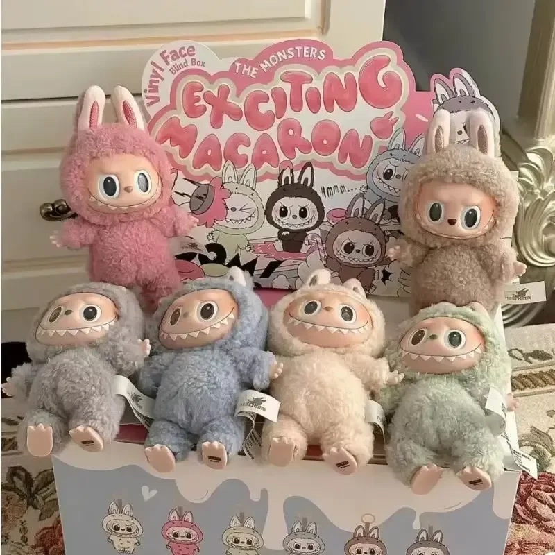 

100% Original Labubu The Monster V1 Macaroon V2 Have a Seat V3 Big Into Energy Blind Box Vinyl Face Genuine Version Labubu Doll