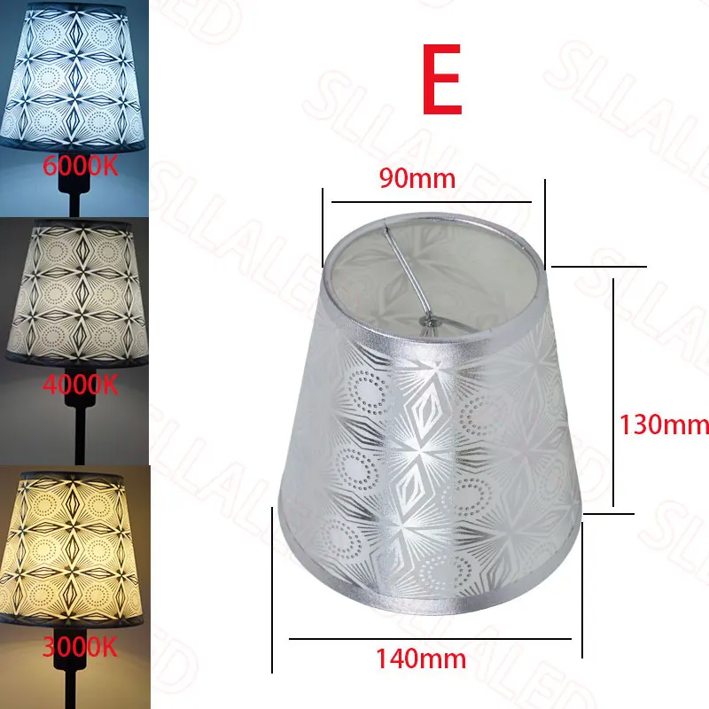 Fabric Table Lamp Shade Cotton Linen Style To Create a Warm Lighting Atmosphere Effect Suitable For The Bedroom High-End Hotel