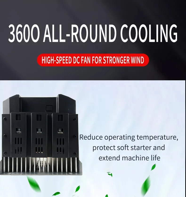 Modulo controller elettrico intelligente TLF Controller Bypass Avviatore morbido trifase 380 V per compressore d'aria