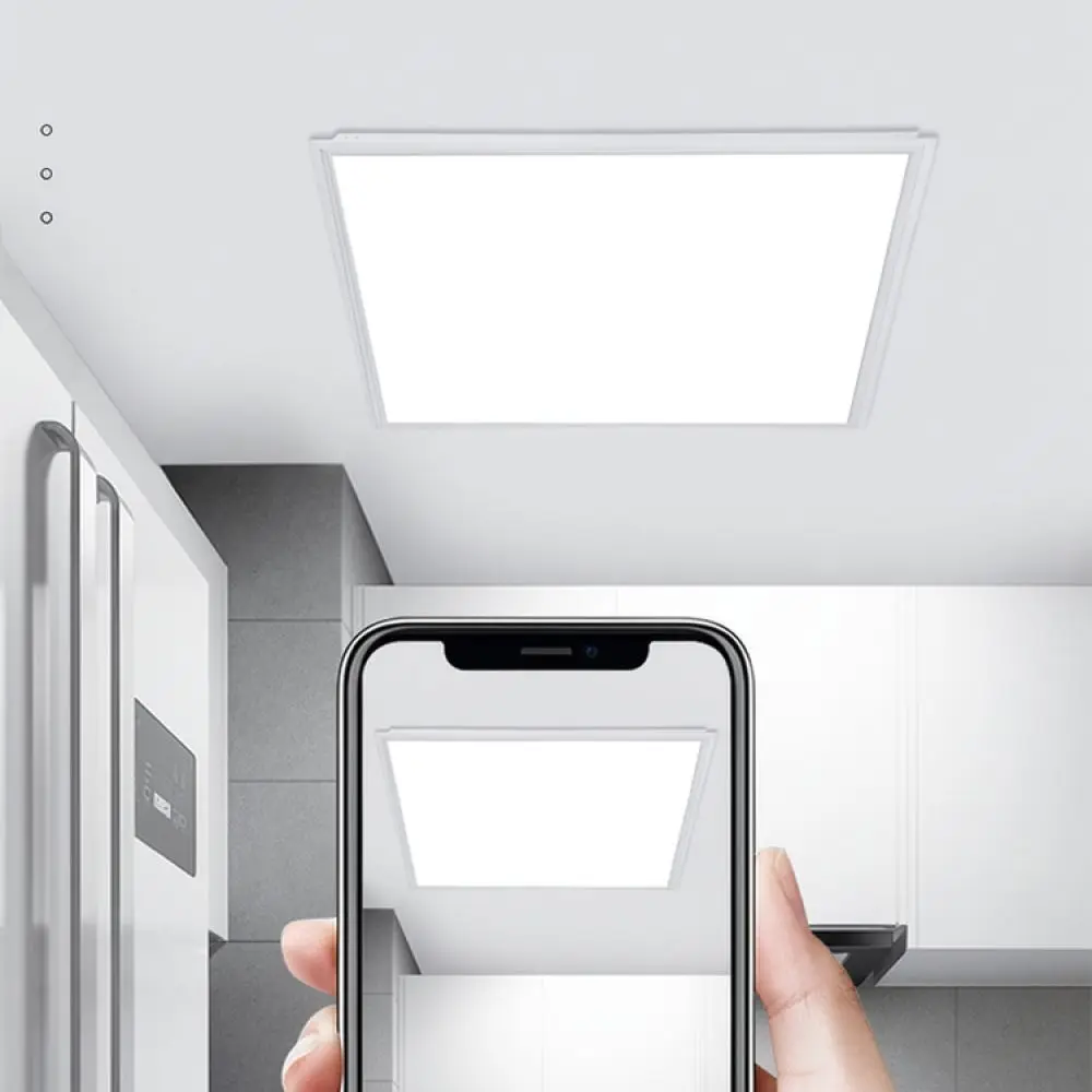 Slim LED Panel Lamp For Ceiling Office Kitchen Bathroom Recessed Aluminum Flush Mount Commercial Lighting Fixture