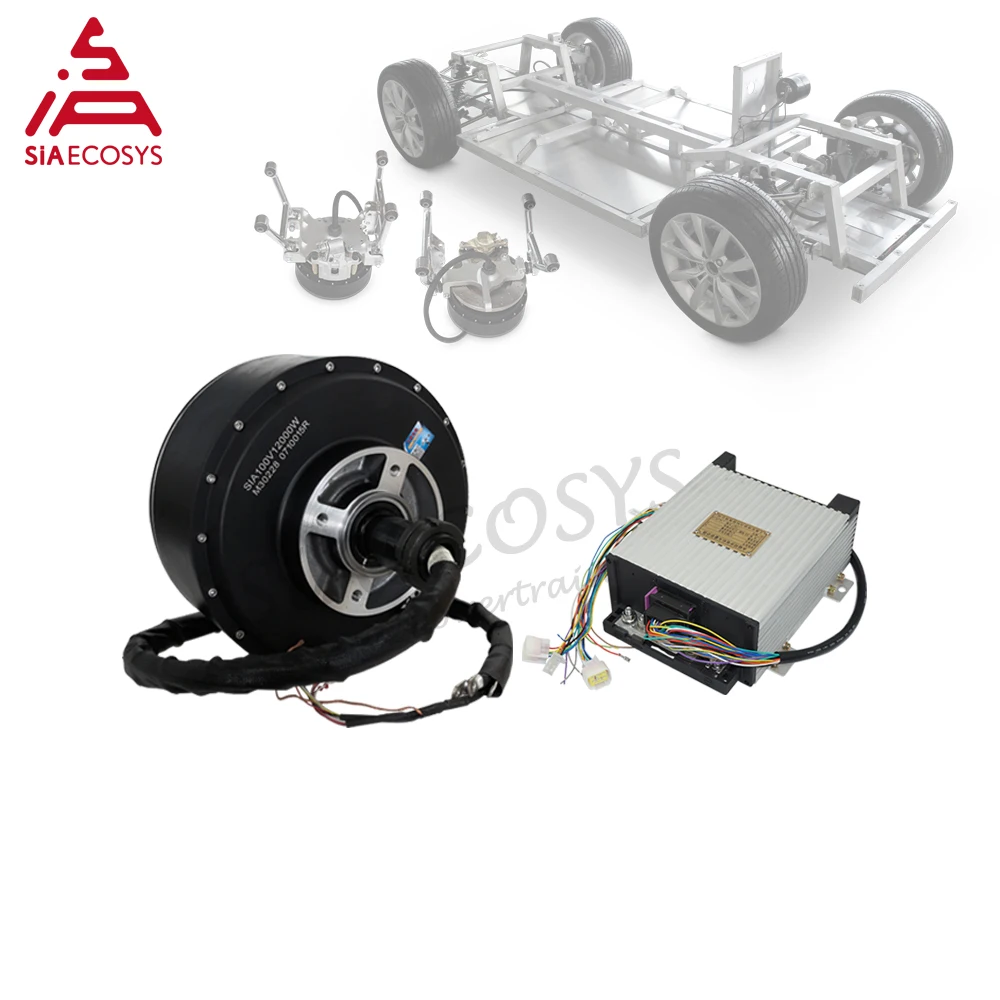 QS MOTOR High Power 12kw 24kw 70H V4 With APT96800 Kit E-Car Hub Motor For 130KPH Speed