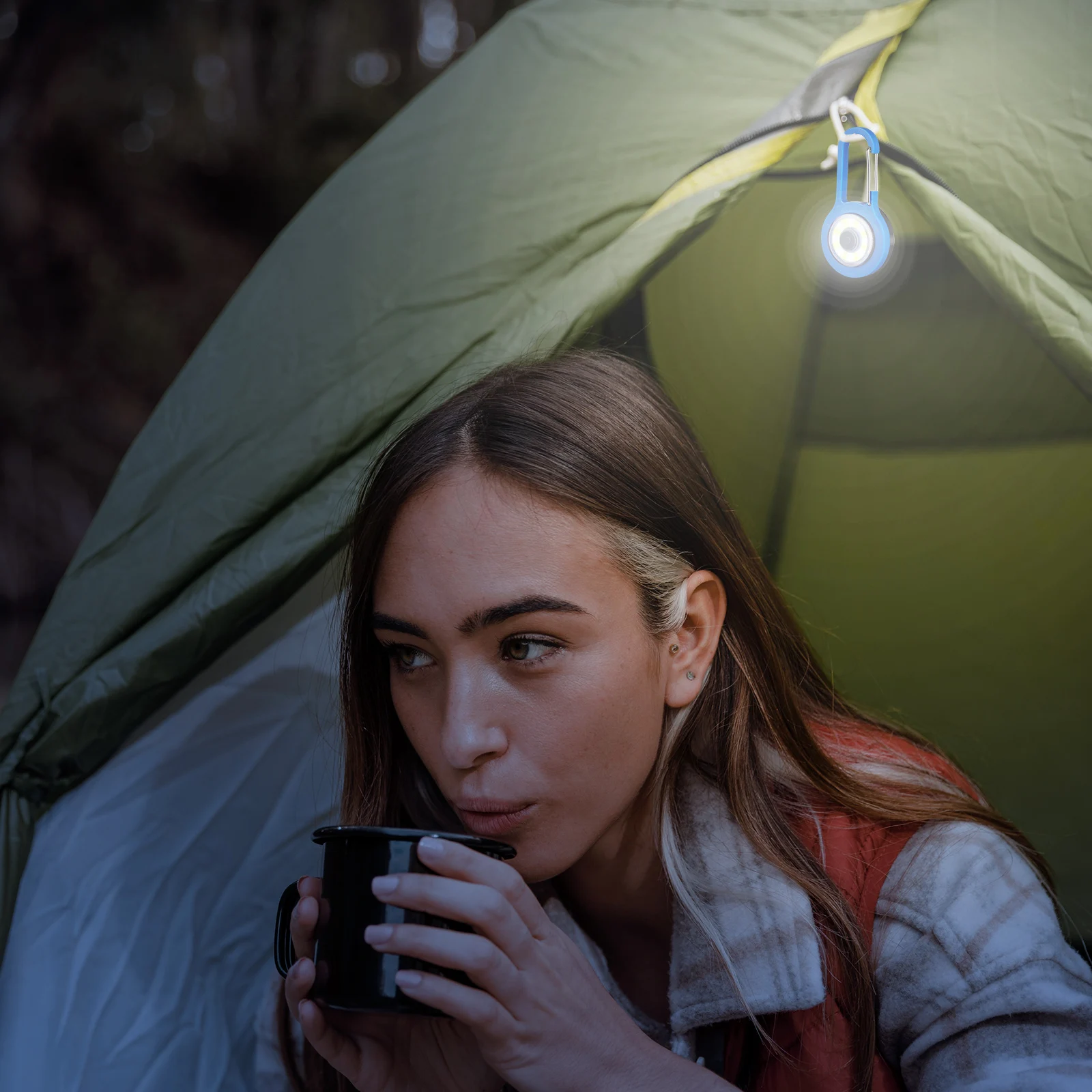 

4 pcs Mini Flashlight Keychain Light Portable Small Flashlight For Camping Emergency Outdoor Keyring Lamp With Sturdy Hook