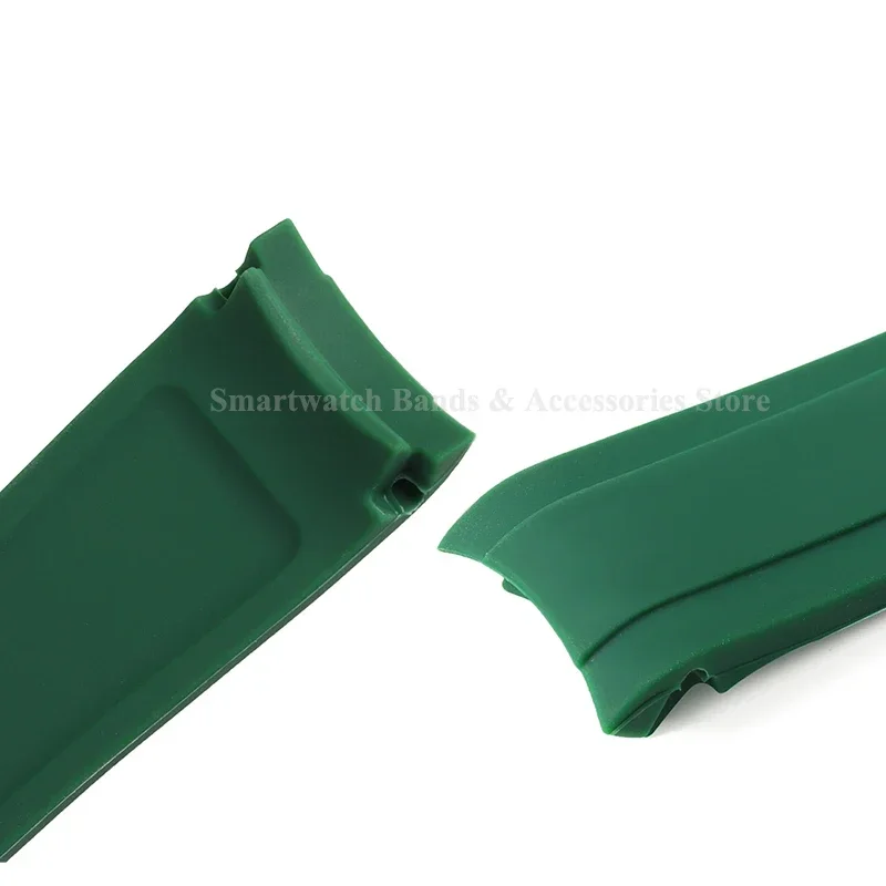 20 ミリメートル 22 ミリメートルゴム時計バンドシチズン用セイコー湾曲した端ユニバーサルリストバンドオメガ男性女性スポーツ時計ブレスレット