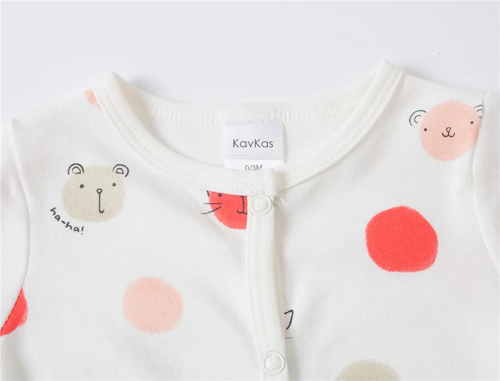 Autumn Baby Girls Romper Long Sleeve 100% Cotton Newborn Clothes 0-12 Months O-Neck Infant Clothing