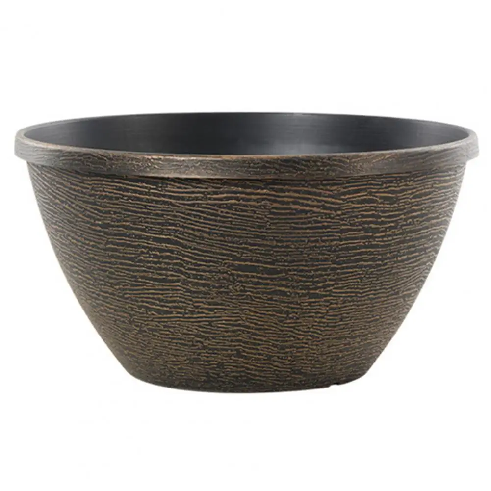 Outdoor Garden Planter Resin Planter for Home Decor Vintage Resin Flower Planters with Drainage Hole Saucer Lightweight Indoor