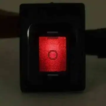 ON-OFF-ON 6 pinów 16A 20A 125V 250V AC łódź samochodowa Led Light Rocker przełącznik dwupozycyjny zatrzask wodoodporny trzy pozycje