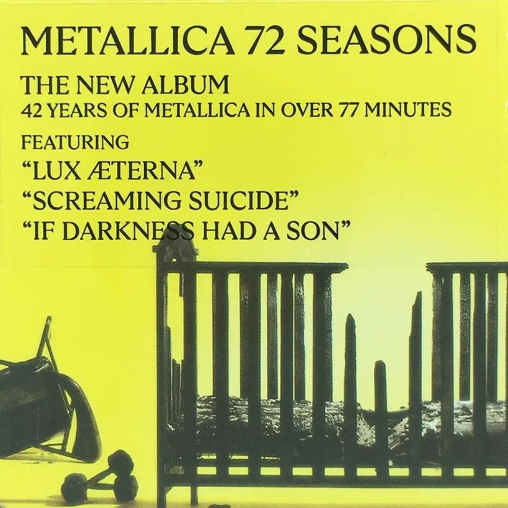 CD Metallica 72 Seasons - Heavy Metal Classics - Riffs tondi e voci potenti per auto e casa