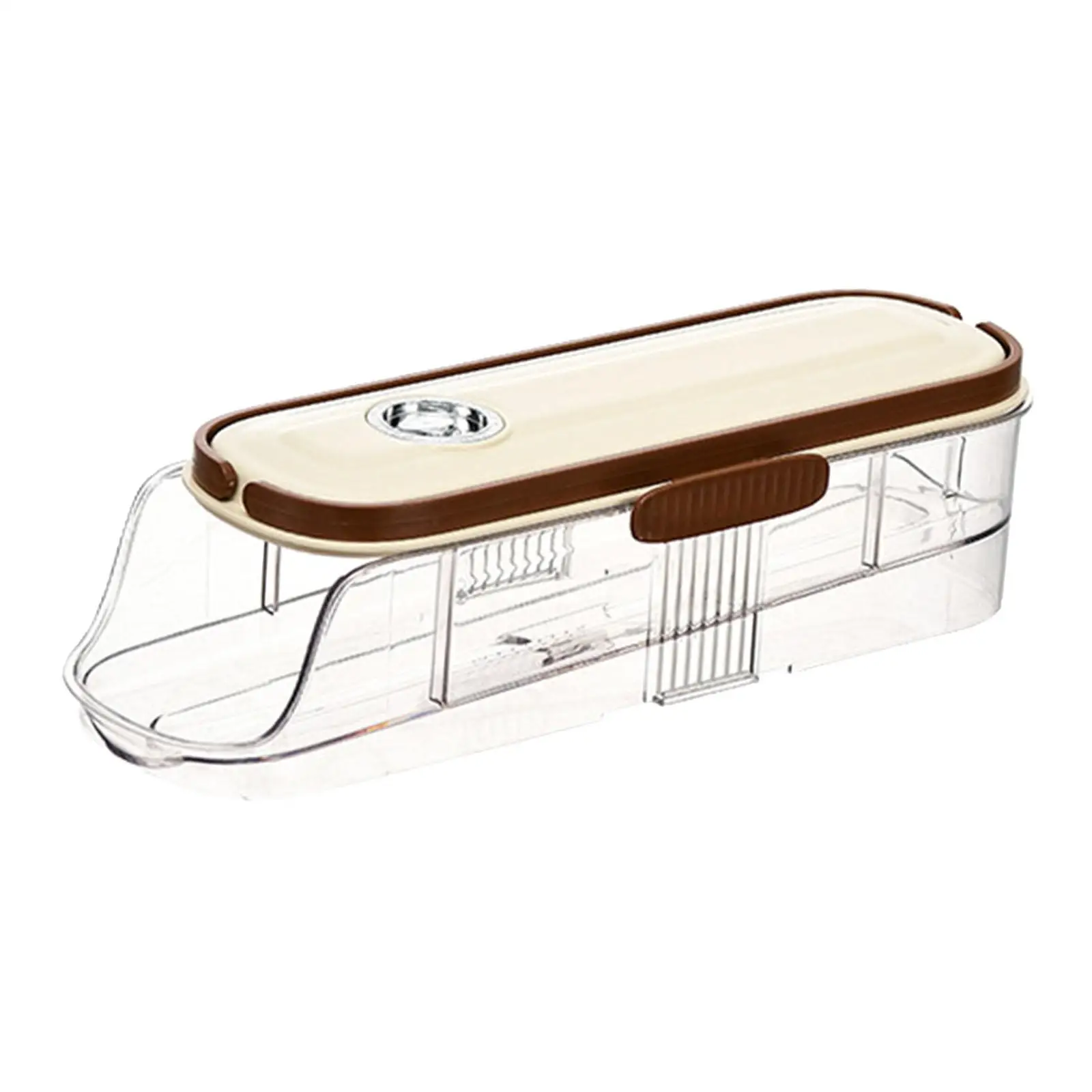 Automatic Egg Roller Organizer Egg Holder for Refrigerator Egg Rack Large