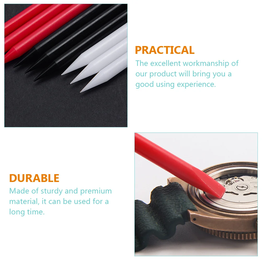 

Dial Cleaning Stick Watch Repair Tool Non Slip Support Pen ABS Material Watchmaker Accessory Efficient Maintenance