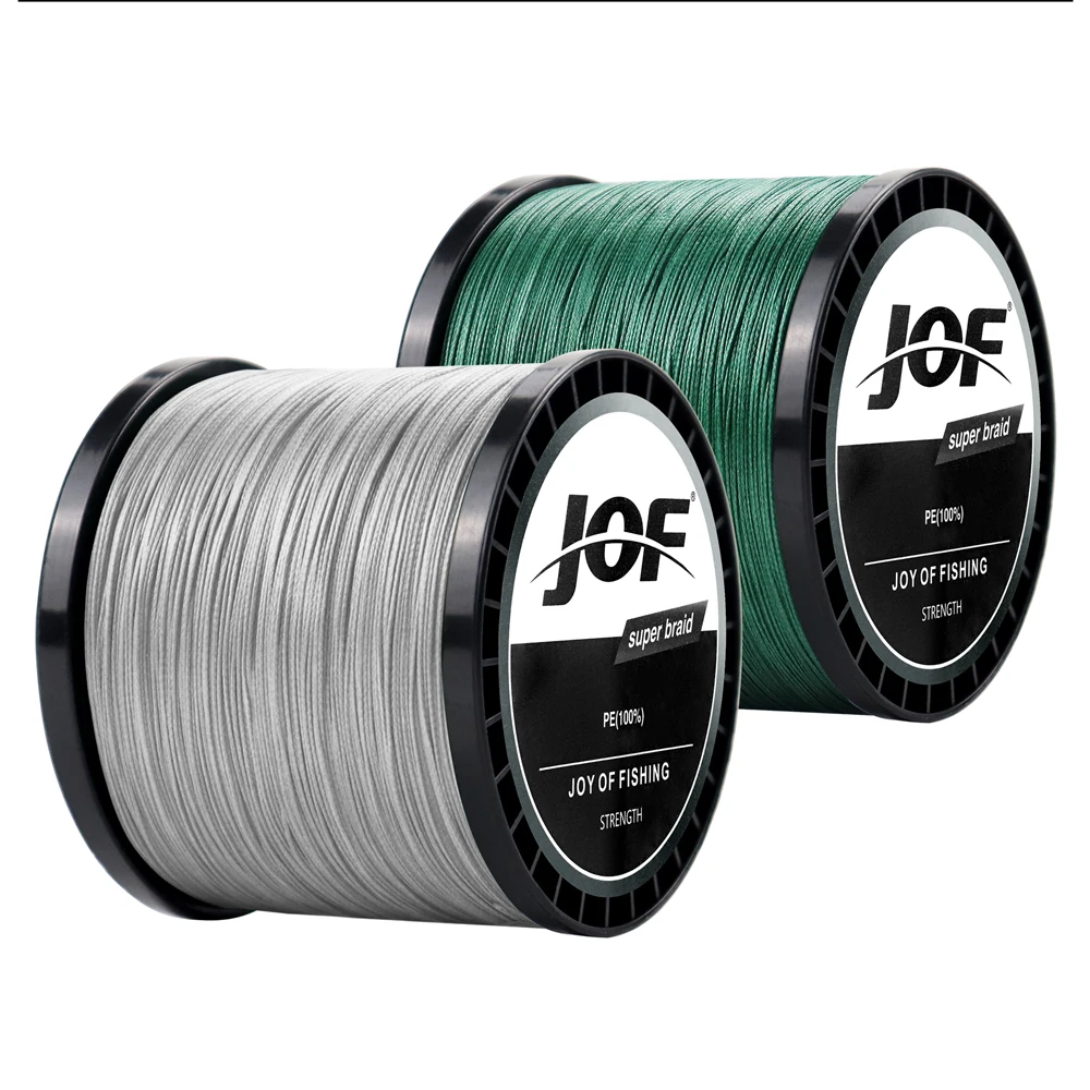 JOF X12 geflochtene Angelschnur 1000 m 500 m 300 m 12 Stränge mehrfarbige Multifilament-Salzwasser-PE-Schnur 33 42 55 65 90 103 150LB – Detail 13