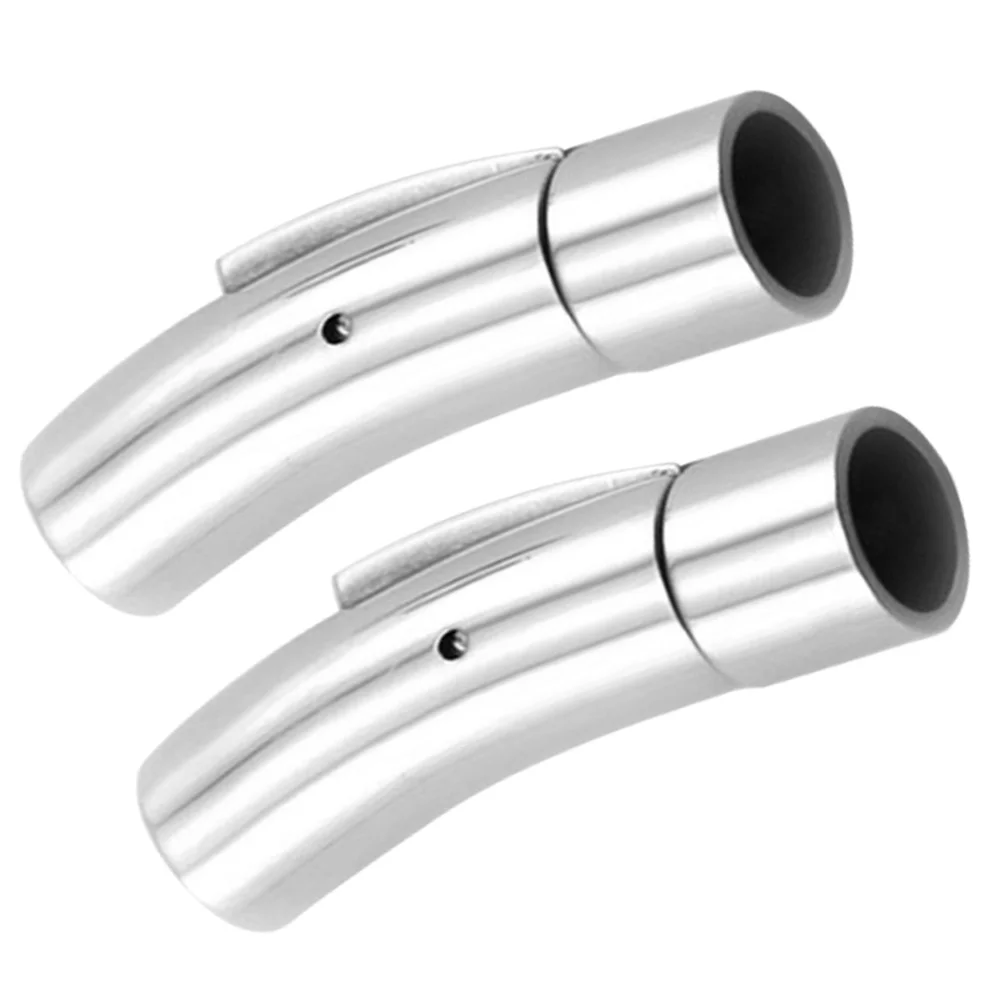 

2pcs Stainless Steel Magnetic Clasp 4Mm Diameter For Cord End Jewelry Making Supplies Diy Bracelet Connector Clasps