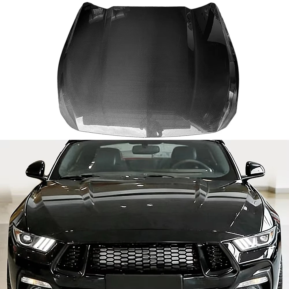 

Carbon Fiber OEM Style Hood for Ford Mustang 2024+ Front Bonnet Modification