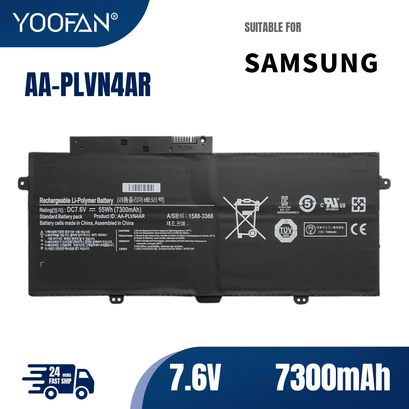 

YOOFAN AA-PLVN8NP аккумулятор del ordenador портативный для Samsung ATIV Book 8 Touch 780Z5E 780Z5E-S01 NP780Z5E 870Z5G NP870Z5G