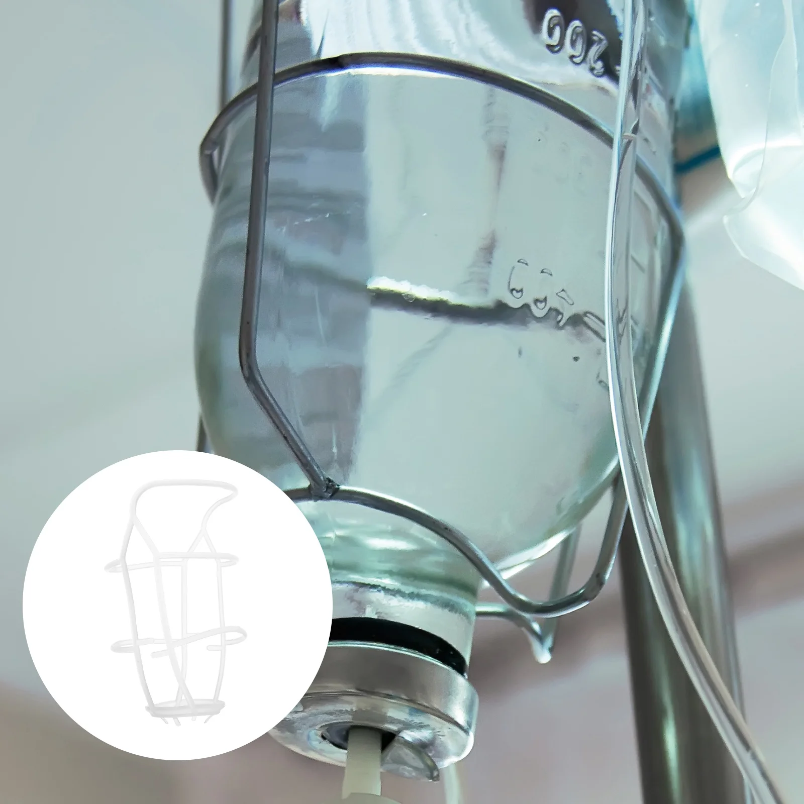 

20pcs Infusion Nets Plastic Hanging Saline Bottle Covers Reusable Secure Storage Drip Nets For Hospitals Clinics Medical