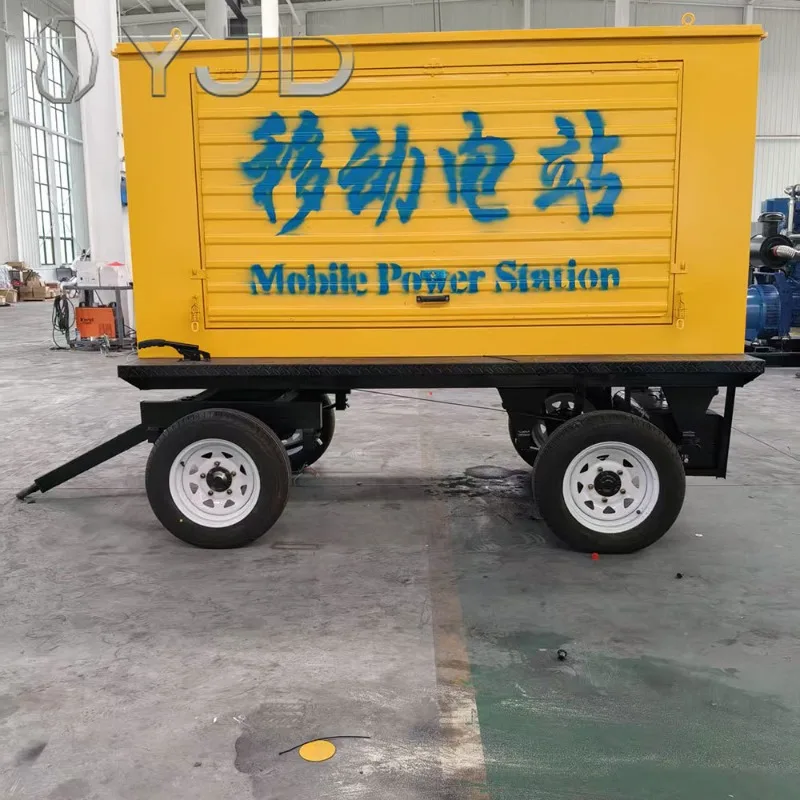 Yuchai 30KW-1000KW Silent Diesel Generator Soundproof Cabinet Air Cooling Electric Power Generator Open Frame ATS 3 Phase Mobile