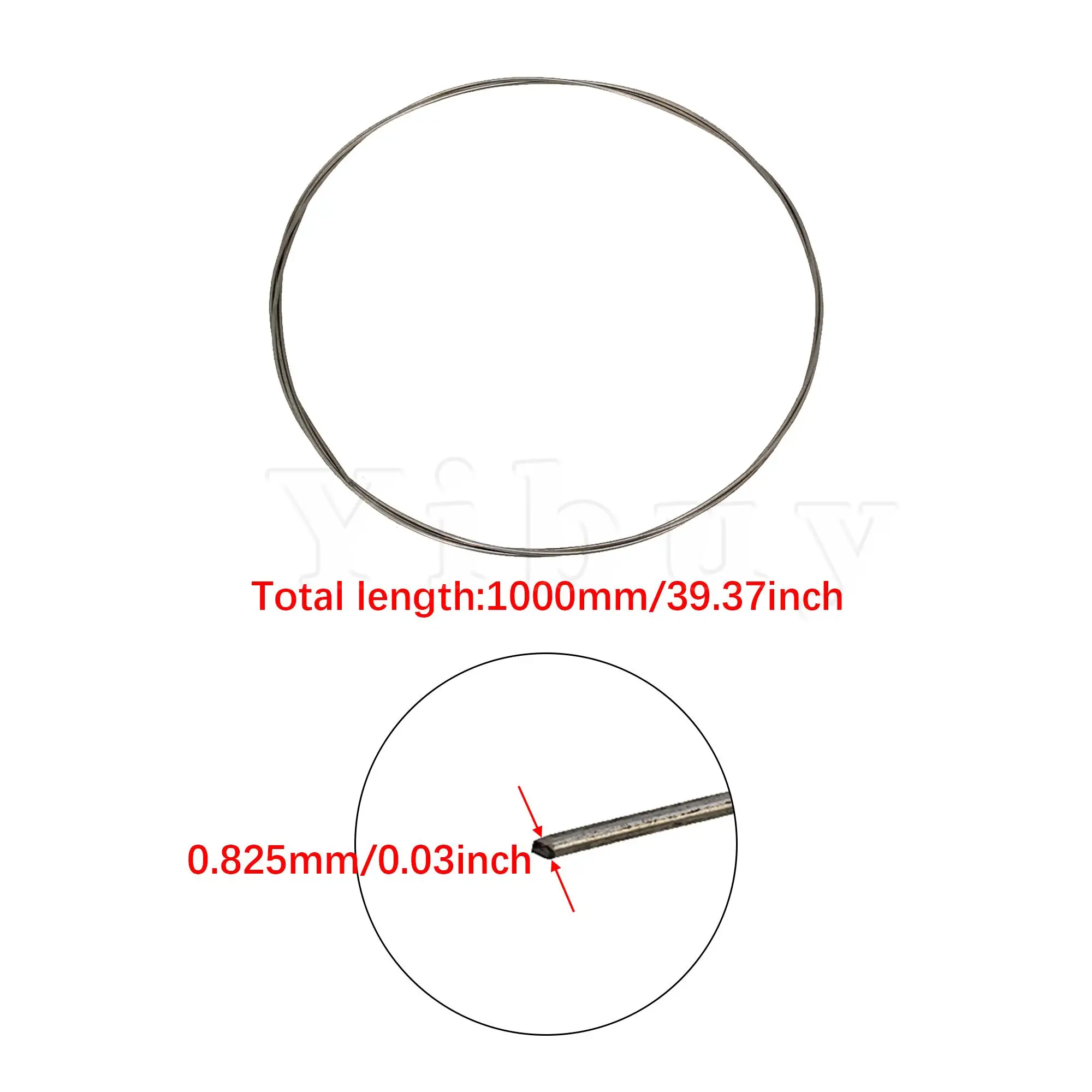 Yibuy 2 x Steel Music Wire 14# 0.03 Inch Dia Replacement Strings for Piano Repair - Image 6