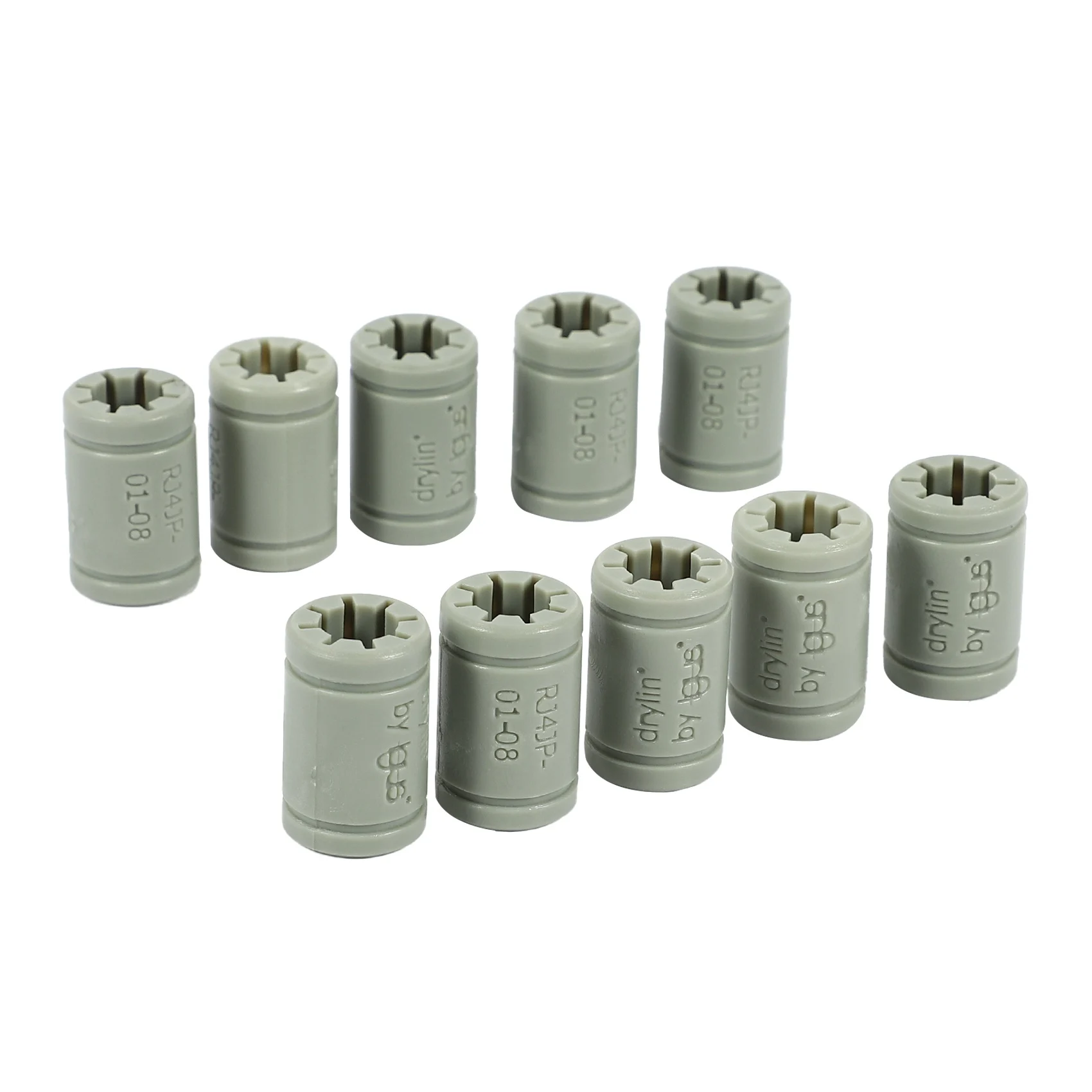 T88C 10Pcs Plastic 8 mm Linear Anet Bearing Same As Rj4Jp-01-08 Ball Bearing for Anet A8 Prusa I3 3D Printer