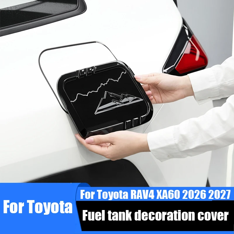 for Toyota RAV4 XA60 Wildlander 2026 2027 Fuel tank decorative cover ABS material exterior modification part