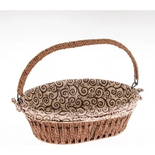 Reputation Home Unr-8282 Straw Knitted Basket Coffee Oval