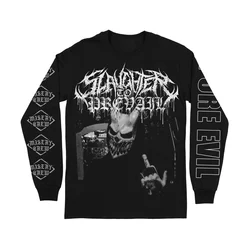 Harajuku Fashion Heavy Metal Tshirt Slaughter To Prevail Deathcore Rock Band O-Neck Cotton T Shirt Mens Long Sleeve Tees Tops