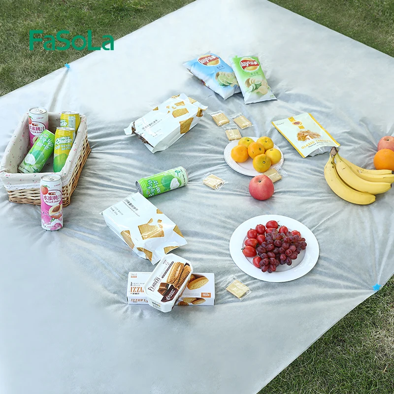 FaSola Outdoor Picnic Mat Cloth Disposable Moisture-proof Waterproof Camp Mats Portable Camping Beach Lawn Mat